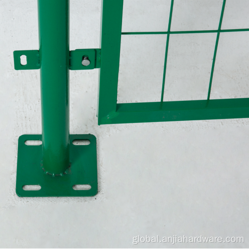 Flat Type Fence Promotion Product Green Coated Flat Garden Fences Factory